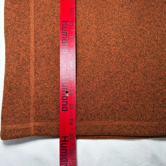 The North Face Men’s Gordon Lyons 1/4 Zip Pullover Sweater Men’s Small Orange - Picture 4 of 7